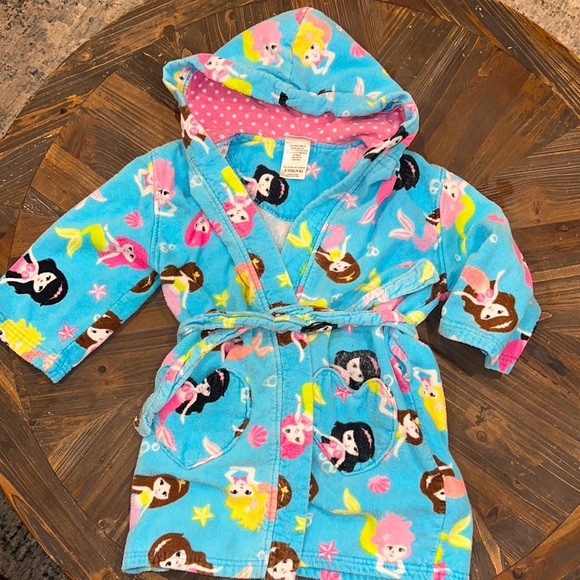 Saint Eve swim mermaid 🧜‍♀️ Terry cloth hooded robe S 5/6 - Picture 1 of 2